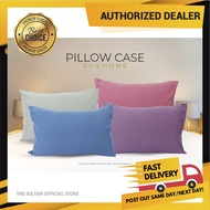 Sultera Pillow Case Colour / White DAG 5 STAR Hotel Grade Ready Stock 20x30 inch