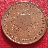 Uang Koin Kuno Luar 5 Euro Cent Nederland