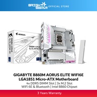GIGABYTE B860M AORUS ELITE WIFI6E Micro-ATX LGA1851 Motherboard