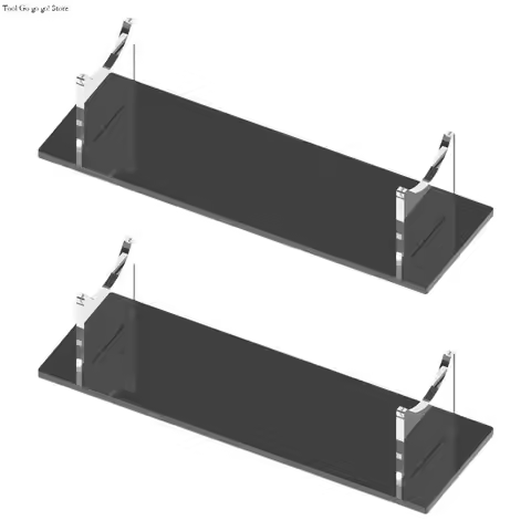 77UC Pack of 2 Multi Functional Acrylic Display Stand for Swords and Wands Clear Holder with Stable 