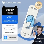 FLYMODEM U100P WIFI 6 PORTABLE WIFI 4G USB DONGLE – CAN CHANGE TELCO