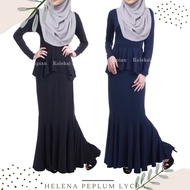 PEPLUM DRESS LYCRA HELENA