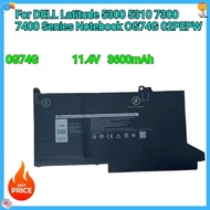 New 0G74G  Replacement Battery for DELL Latitude 7300 7400 5300 5310 Series Notebook OG74G 02PFPW 11