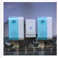 AT-🚀Wireless Doorbell One-to-Two Doorbell Household Remote Control Electronic Doorbell Dc Music Door-Bell Adjustable Vol