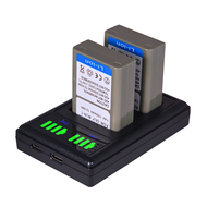 แบตเตอรี่กล้อง 2 ก้อน + ที่ชาร์จ OLYMPUS ( BLN1 / BLN-1 ) สำหรับกล้อง รุ่น EM5  EM5 MK2  EM1  PEN F 