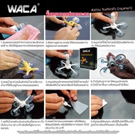 WACA น้ำยาซ่อมกระจก genuine!! ชุดซ่อมกระจกรถยนต์ รอยแตก ลรอยร้าว รอยสะเก็ดหิน ซ่อมได้  039 FXA
