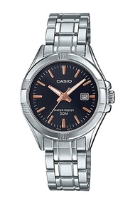 Casio Standard นาฬิกาข้อมือผู้หญิง สายสแตนเลส รุ่น LTP-1308D, LTP-1308D-1A2,LTP-1308D-1A2V ( CMG ) - สีเงิน