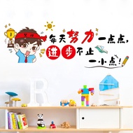 Ready Stock spotClassroom wall stickersXY7011 Inspirational wall Stickers Slogan Class Layout Classr