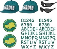 78 Pcs Masters Caddy Costume Accessories, Halloween Golf Caddy Cosplay Kit with 2 Hats, 2 Sunglasses