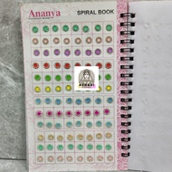 Pottu Bindi With Heavy Stone Bindi  5 - Pastel Colours Pottu