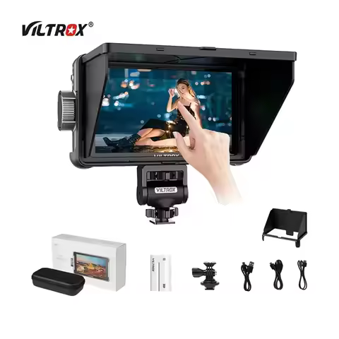 VILTROX DC-550 Pro Portable Monitor 5.5" 1920x1080 4K Profissional Monitors HDMI Touch Screen Field 