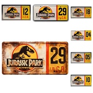 Pig Wall Signs Celebrity Machines Jurassic Park | Explorer # 04# 05# 29 # 10# 12# 18 | Metal Printin