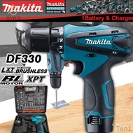 Makita 12V DIY Cordless Drill ScrewDriver Rechargeable Professional Multifunctional Screw drill elec