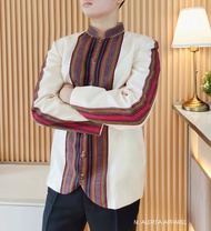 COAT BARONG FOR MEN AND MESTIZA TOP FOR WOMEN (Individual Selling)