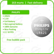 PHILIPS coin cell button battery 1.5V LR621 AG1 364 LR60 SR621SW SR60
