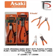 [100% ORIGINAL] ASAKI HEAVY DUTY PLASTIC CUTTING PLIER / MICRO CUTTING PLIER / WIRE CUTTER / CABLE C