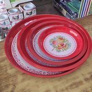 Tray Enamel /Talam Besi /Dulang bulat /Serving Tray /Talang /dulang bulat /Talam Pisang Goreng /Tala