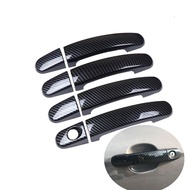 For Ford Falcon FG FGX G6E XR6 XR8 XT 2009-2016 Carbon Fiber Chrome Car Door Handle Cover Decor Trim