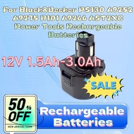 For Black&Decker PS130 A9252 A9275 B101 A9266 AST2XC Power Tools Rechargeable Batteries 0 Cycles 12V