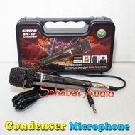 Condenser Cable Mic SH 601 + Suitcase Condenser Microphone Cable Sh-601