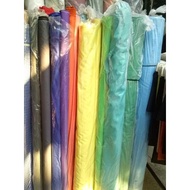 TASLAN JACKET FABRIC MATERIAL 1.5M WIDE MILKY COATING SPRAY / PLAIN TASLAN FABRIC MATERIAL BY THE ME