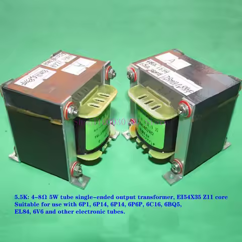 5W 5.5K: 4-8Ω single-ended amplifier output transformer, suitable for 6P1, 6P14, 6P14, 6P6P, 6C16, 6