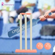 [Menolana] Children Cricket Set Outdoor Sports Game Parent Child Interaction Cricket Bat And Balls B