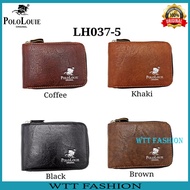 Original Luxury Men Full Zip Leather Wallet Dompet Lelaki Beg Duit Lelaki Beg Duit Perempuan (LH037-5)