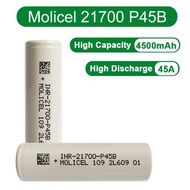 Molicel P45B 21700 4500mAh 45A 3.7V High Drain Li-ion Rechargeable Battery