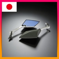 KN Kikaku KOSO TT Rear View Mirrors Matte Black/Silver Blue Lens for Cygnus X Majesty S NMAX