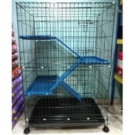 Three Tier Cat Cage L36"x W24" x H54"