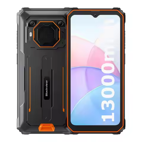 Blackview BV6200 Pro Rugged Phone 4GB / 6GB+128GB IP69 Waterproof Helio P35 13000mAh With 18W Fast C