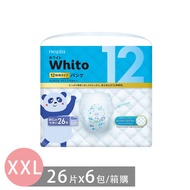 王子 Nepia - Whito超薄長效 褲型-褲型 (XXL號[13~28kg])-26片x6包/箱