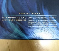 Johnnie Walker Blue Label Ghost and Rare Glenury Royal 1L