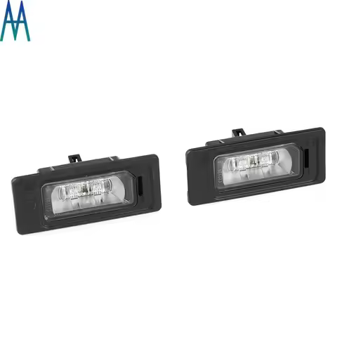 4G0943021A 2pcs License Plate Light Lamp for Audi A4L Q3 Q5 A6L C8