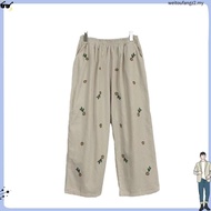 NRDN Clothing Corduroy EMBROIDERY CORD PANTS