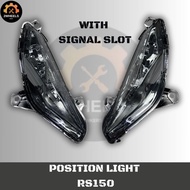 POSITION LIGHT HONDA RS150 WITH SIGNAL LAMPU DADA RS150 SIGNAL (TINTED)