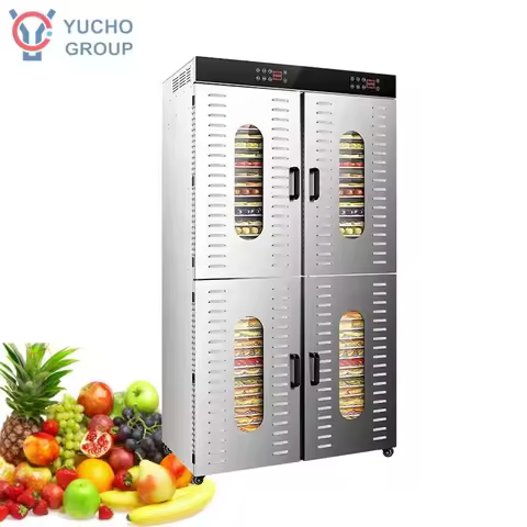 Vertical 80 Trays Commercial Stainless Steel Food Drying Machine Dehydrator Machine