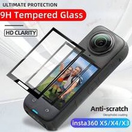 1-2ชิ้น กระจกนิรภัยสำหรับ Insta360 X5 X4 Air X3 ฟิล์มกันรอยหน้าจอสำหรับ Insta 360X5 X4Air LCD ฟิล์มก