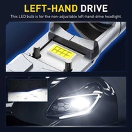 AUXITO 2Pcs H7 LED With HD Lens Wireless Projector Car LED Headlight H7 Plug & Play Mini Lens