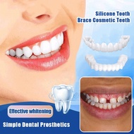 Simulated Braces Tooth Denture Brace Gigi Palsu/original Denture teeth 1 set Comfort Fit Gigi Palsu Fake Tooth Cover