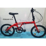 "Ready Stock" Korea No.1 Hot Selling Foldable Bike / Stacato Foldable Bike SHIMANO 7 Speed 20 Inch
