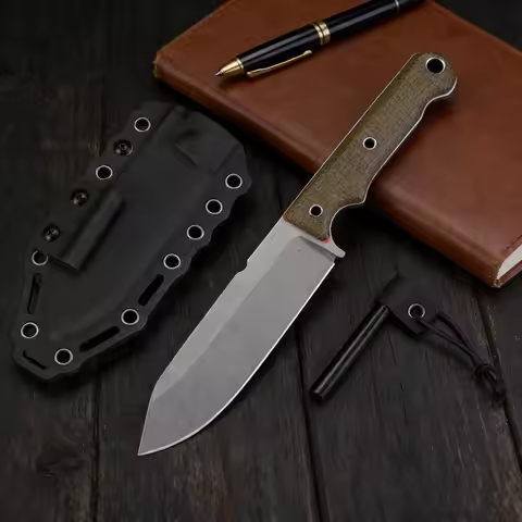 Wht River FC4 Firecraft Fixed Blade Survival Tactical Gear Defense Outdoor Hunting Camping Pocket Sh