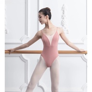 Ballet Dance Costume Lycra Leotards Rhythmic Gymnastics Skating Blue Swimwear Dancewear Women Bodysu