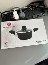 Carl Schmidt Sohn 16cm 雙耳煲 公仔麵煲 全新 有盒