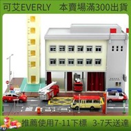 【48h出貨】Tiny微影 BD1 香港轉角唐樓 九龍街景 救護消 站 舊樓場景模型