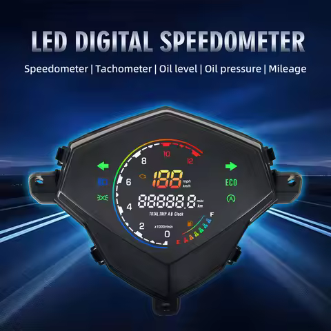 Digital Speedometer Motorcycle LED Dash Digital Odometer ECO Instrument For YAMAHA Mio125 MIO i125 M