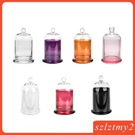 [Szlztmy2] Cloche Candle Holder Cover Candle Jar Cup for Plants
