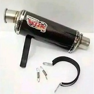 WRX CARBON SLINCER WRX EXHAUST BLACK CARBON COLOR