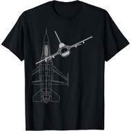 1 Cotton Fashion Women's Shirt Male And Female Style Mobile Phone With Line Art Design F-16 Viper Fo